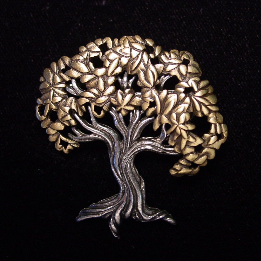 Jj Jonette 'Country Time Tree' Pin Brooch